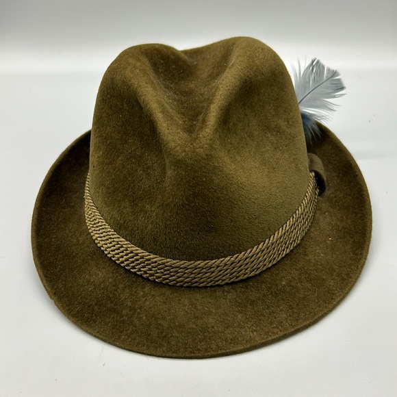 Vintage Hat Cavanagh New York Fedora Brown, 7 1/8 - Picture 6 of 14